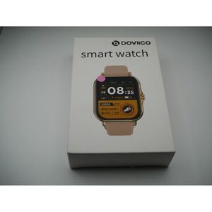 Doviico Smart Watch Pink Rose Gold Fitness Tracker Heart Rate Step Counter Boxed